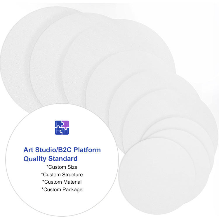 لوحة قماش مستديرة