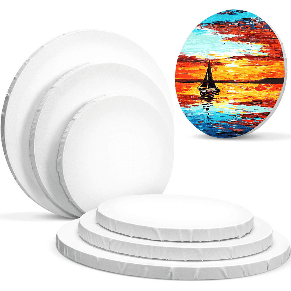 قماش اللوحة المستديرة